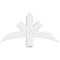 Ekena Millwork Davenport Architectural Grade PVC Gable Bracket, 36"W x 18"H x 2"D x 4"F, 12/12 Pitch GBP036X18X0204DAV00 - alternate 5